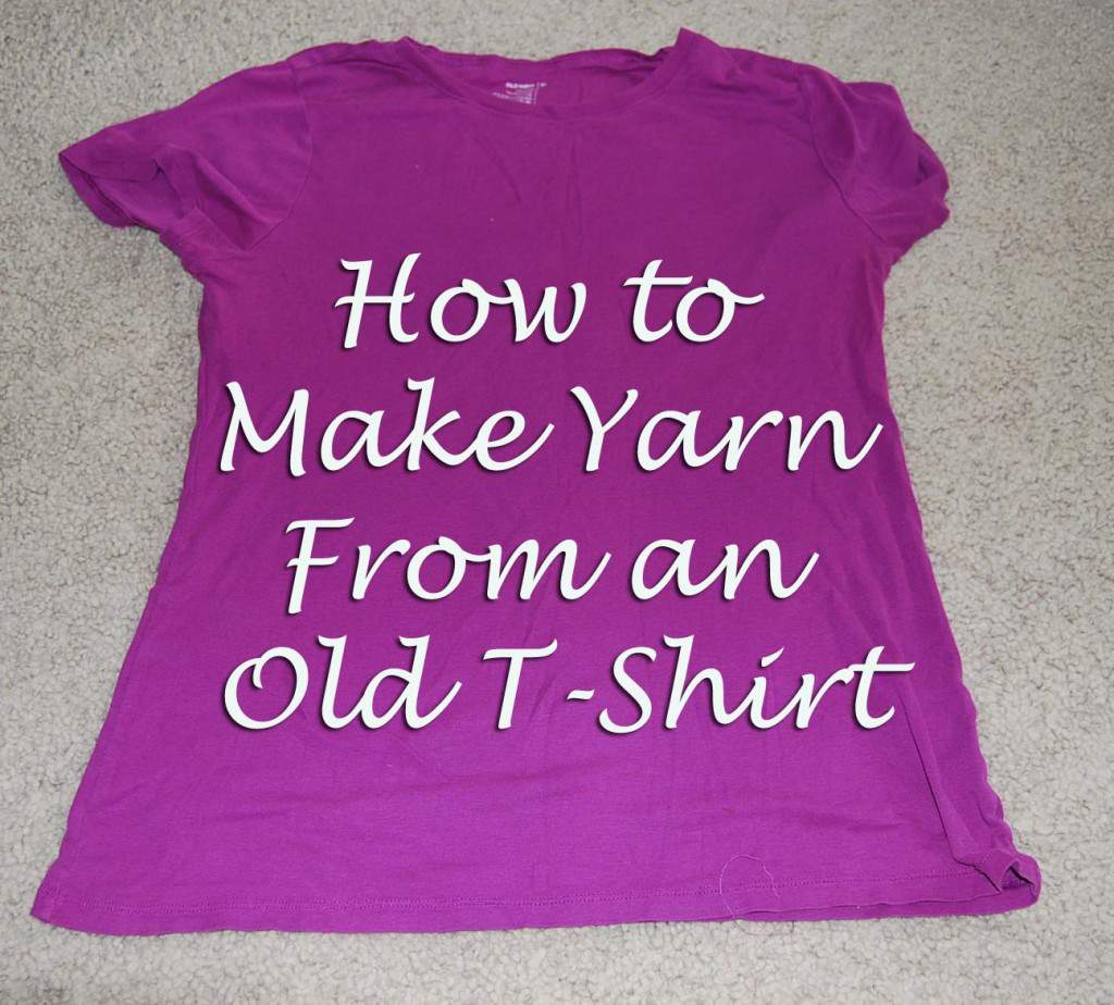 Got a few old t-shirt hanging around? Transform them into yarn you can use in crochet and knitting projects. It's easy to do, just follow the instructions in this tutorial. In just a few minutes you can upcycle those worn out t-shirts into a useable ball of yarn.