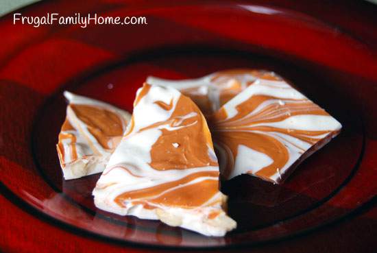 how Sweet  Butterscotch Homemade to Treats, Bark bark butterscotch make
