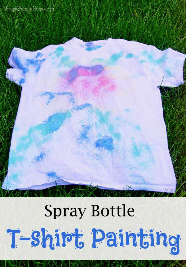 Spray Bottle Tshirt Painting