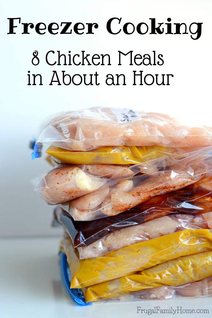 Freezer Cooking Chicken, 8 Easy Chicken Freezer Meals