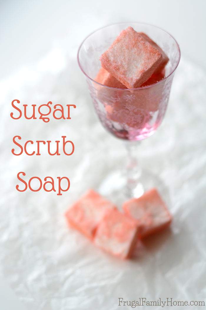 Easy to Make DIY Sugar Scrub Soap