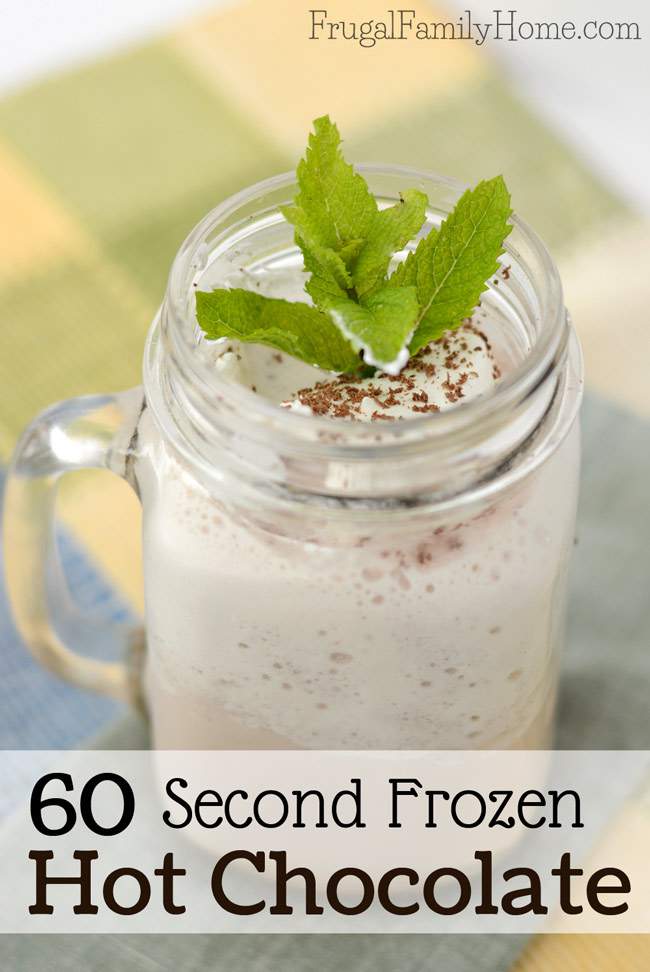 frozen hot chocolate at home how to make frozen hot chocolate in 60 seconds frozen hot chocolate at home how to make frozen hot chocolate in 60 seconds