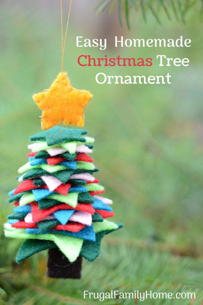 How to Make These Easy Felt Christmas Tree Ornaments